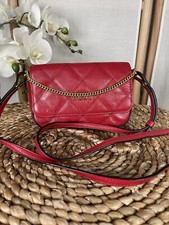 DKNY quilted leather mini shoulder cross body bag