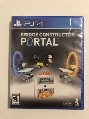 Bridge Constructor Portal (Sony PlayStation 4, 2018) Brand New