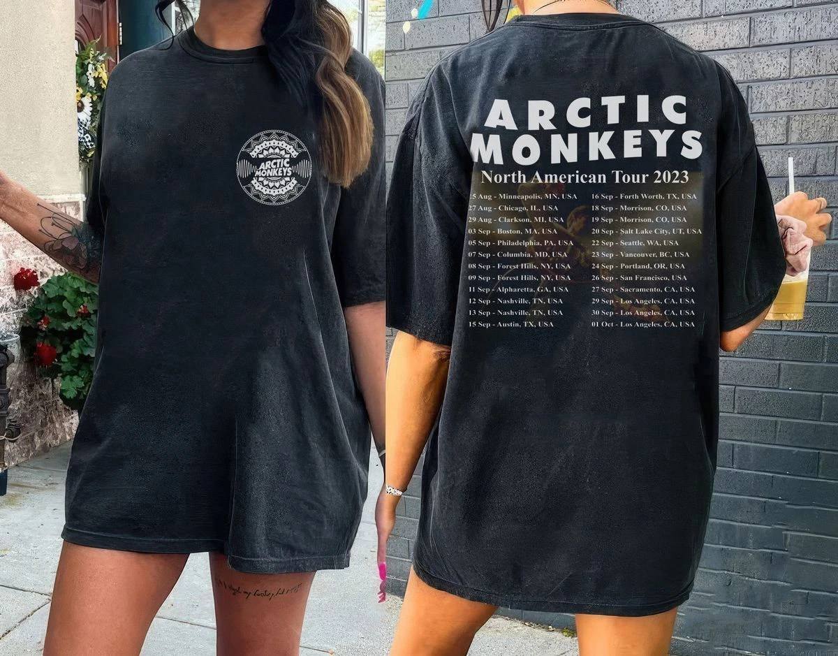 Arctic monkeys top t shirt ebay