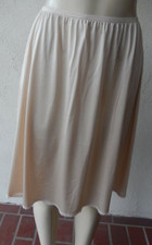 Vanity Fair Women's 24" long Full Length Nylon beige Half Slip Size L