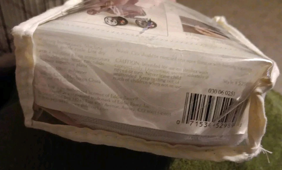 Red para cochecito Eddie Bauer malla transparente bordes elásticos Foto 2 de 4