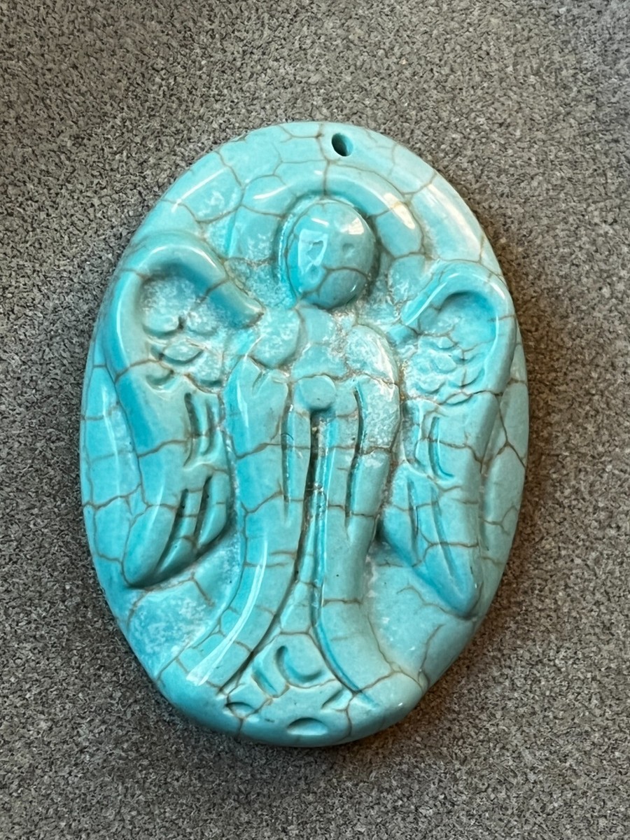 彫刻/オブジェ Ano egg 80x50mm turquoise s-l1200.jpg