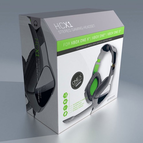 HC-X1 Xbox One Microsoft Cablato Stereo Gaming Cuffie/Cuffie PC TELEFONO  NUOVO | eBay
