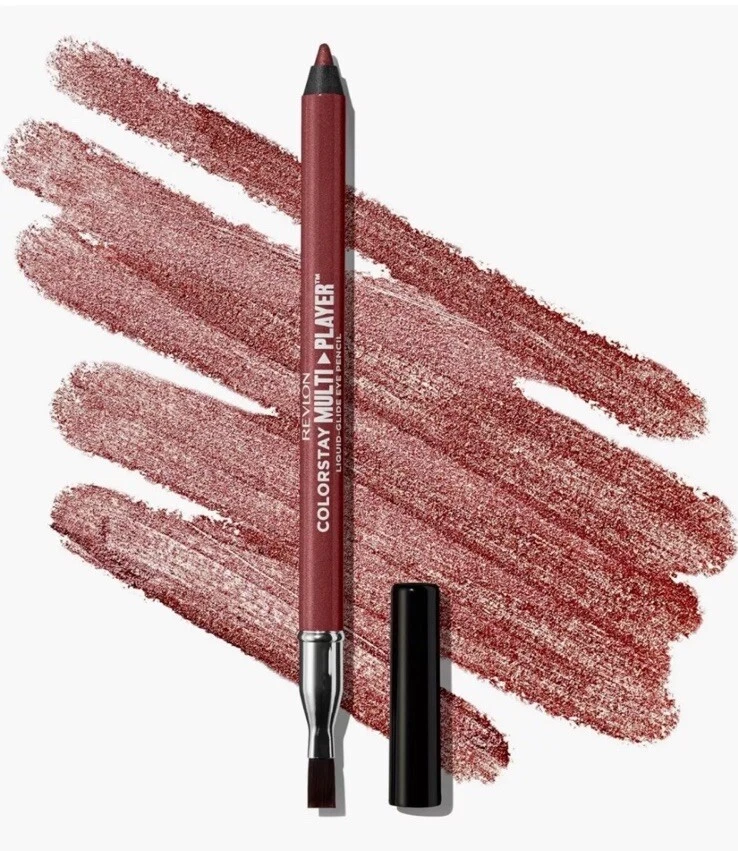 4~REVLON COLORSTAY MULTIPLAYER LIQUID-GLIDE EYE PENCIL~Grey/Green/ Red~New - Image 4 of 4