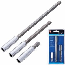 3pc Magnetic Bit Holder Set Drill Driver 1/4" Hex Drive For Screw Bit 14124