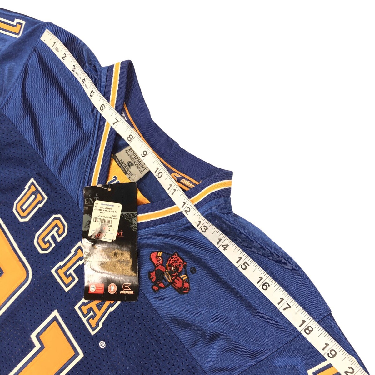 Colosseum UCLA Bruins Youth Jersey #21 Blue Gold Size 16/18