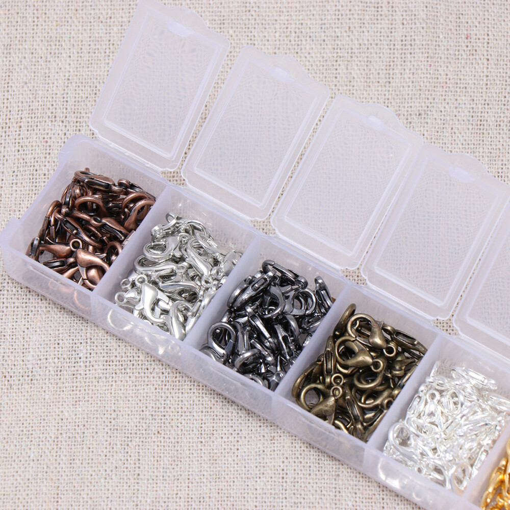210 PCS Clasp Necklace Jewelry Making Supplies Jewelry Making