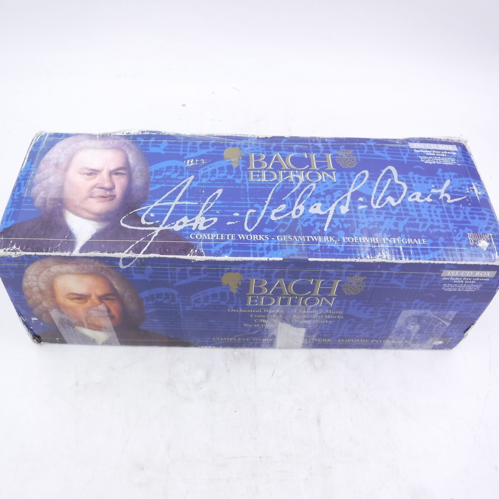 Bach Edition Complete Works 155 CD Box Set Brilliant Classics (Missing a Few CDs