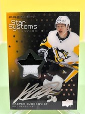 21-22 Kasper Bjorkqvist /149 Pittsburgh Penguins Star System Rookie Auto SSR-KB