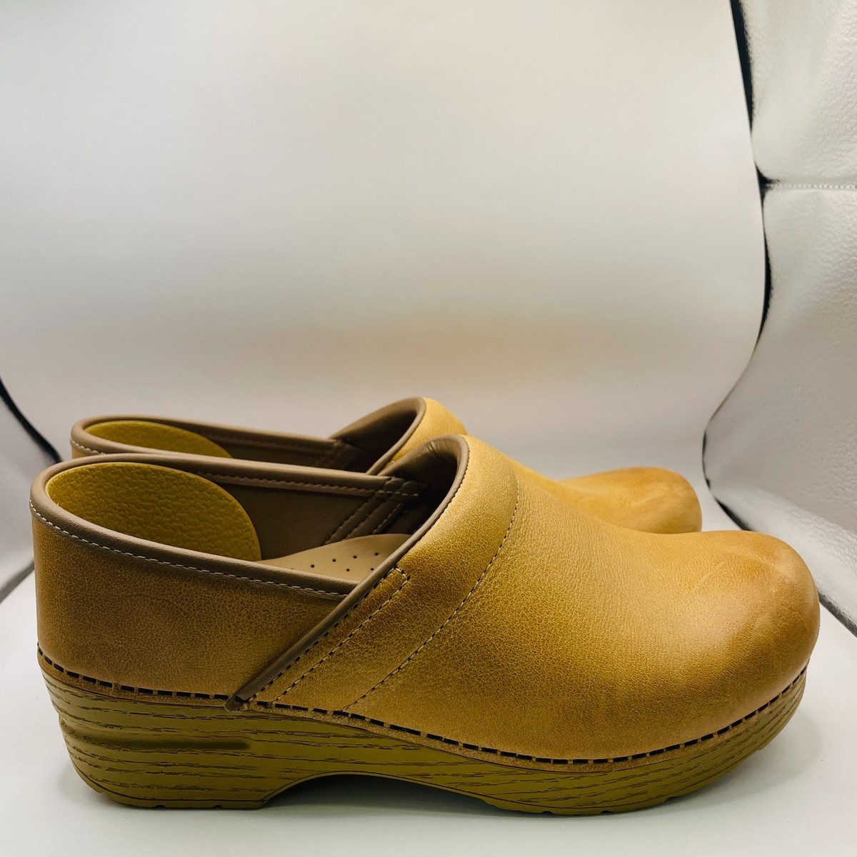 Dansko Honey Distressed Dansko Love What You Do Clogs Personalized