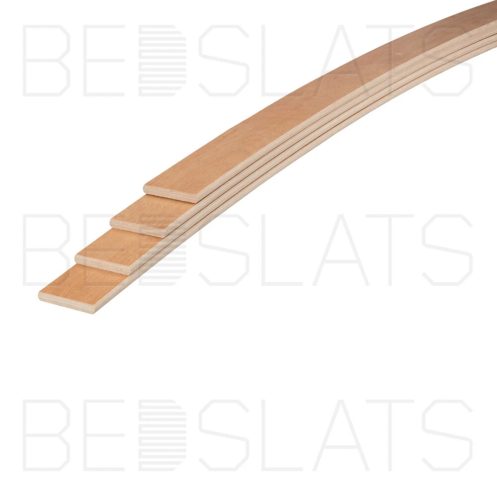 5mm 5cm Wide Beech Sprung Bed Slats Any Length Cut to Length 10 Pack