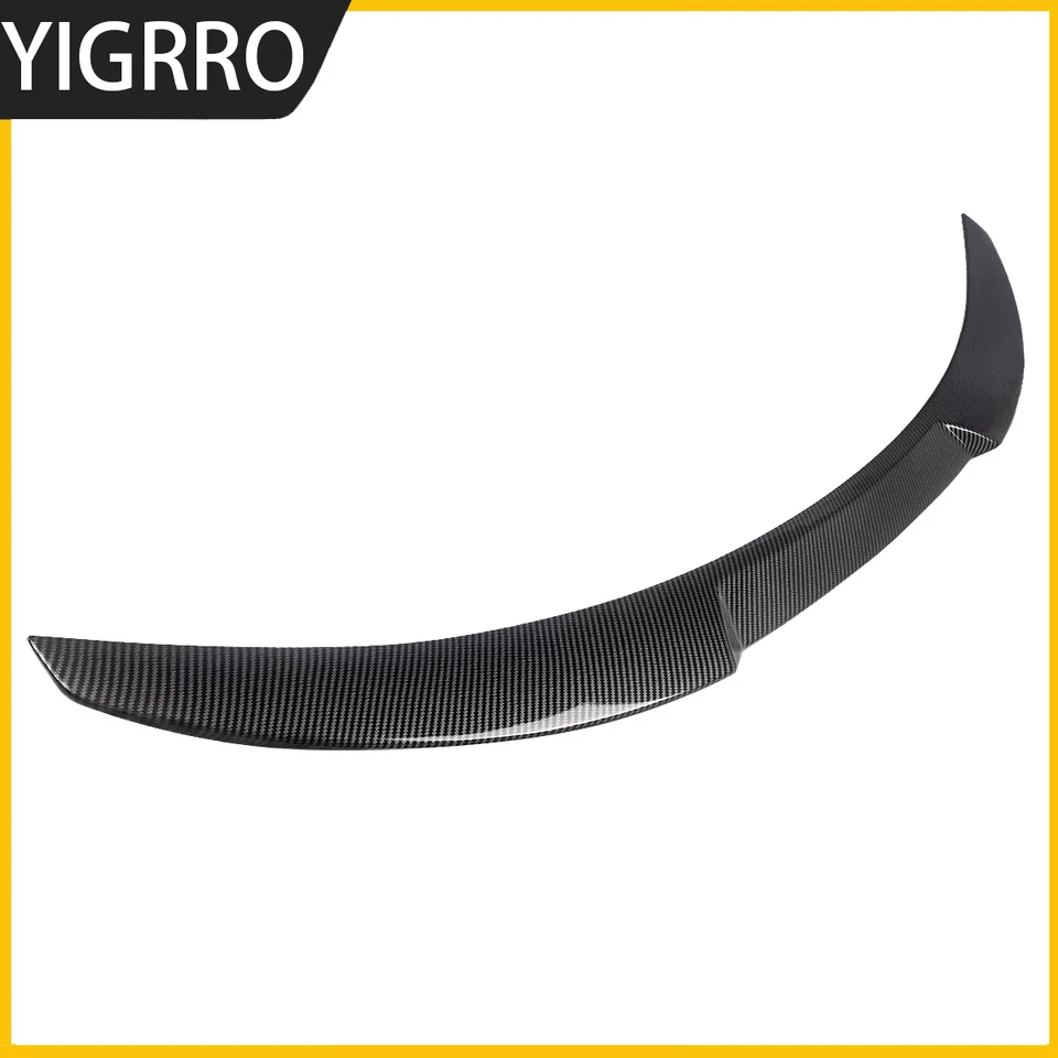 For 12-18 BMW 6 Series Gran Coupe F06 M6 Carbon M4 Style Rear Trunk Spoiler Wing Foto 4 de 4