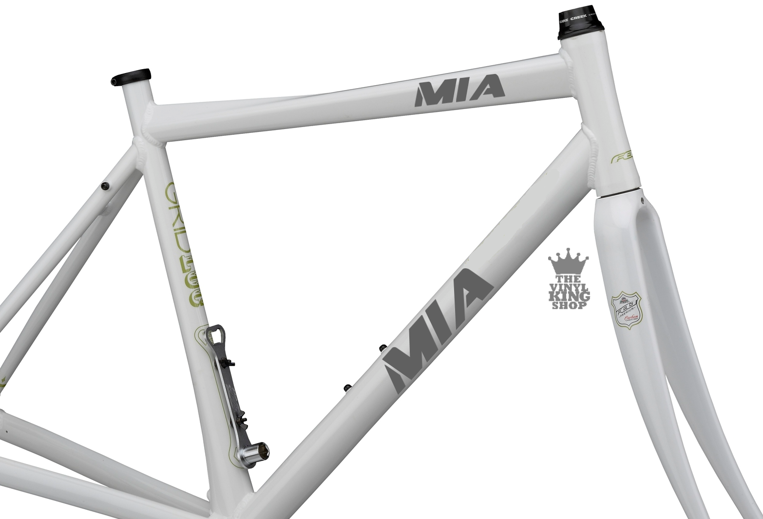 2 x Personalised Bike Name Vinyl Decal Stickers Cyber Font Custom