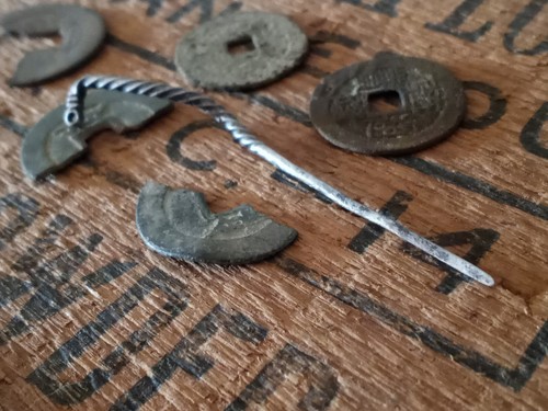 1850s-1870s Chinese Gold Camp Silver Opi@m Cleaning Pick - Picture 5 of 6
