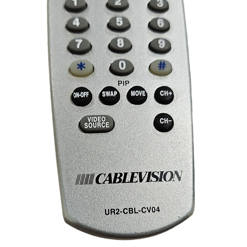 CABLEVISION (Optimum) UR2CBLCV04 Universal TV/Cable Remote Control Tested eBay