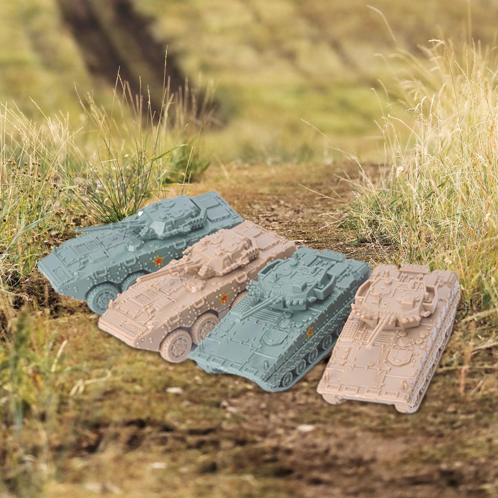 1144 Scale Tank Model 4D Modern Tank Model Home Decor Smooth Gliding