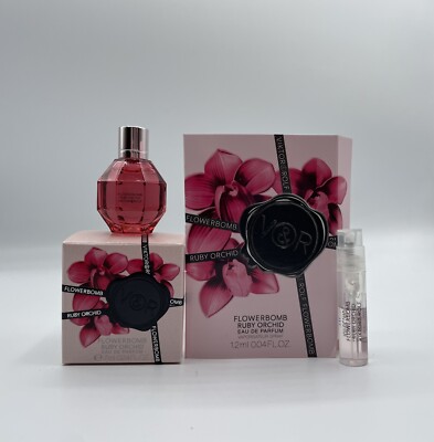 1 Viktor & Rolf  Flowerbomb Ruby Orchid Mini 7ml/.24oz & 1.2ml Sample