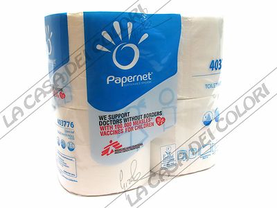 PAPERNET - TOILET PAPER - 2 VEILS - 350 TEARS - 4 ROLLS