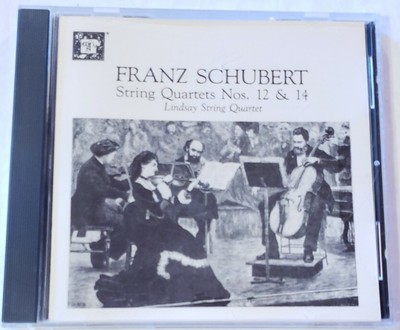 Franz Schubert CD: String Quartets No. 12 & 14 (Lindsay String Quartet)