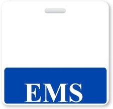 EMS Badge Buddy - Horizontal - Hospital ID Card Buddy Emergency Medical Services