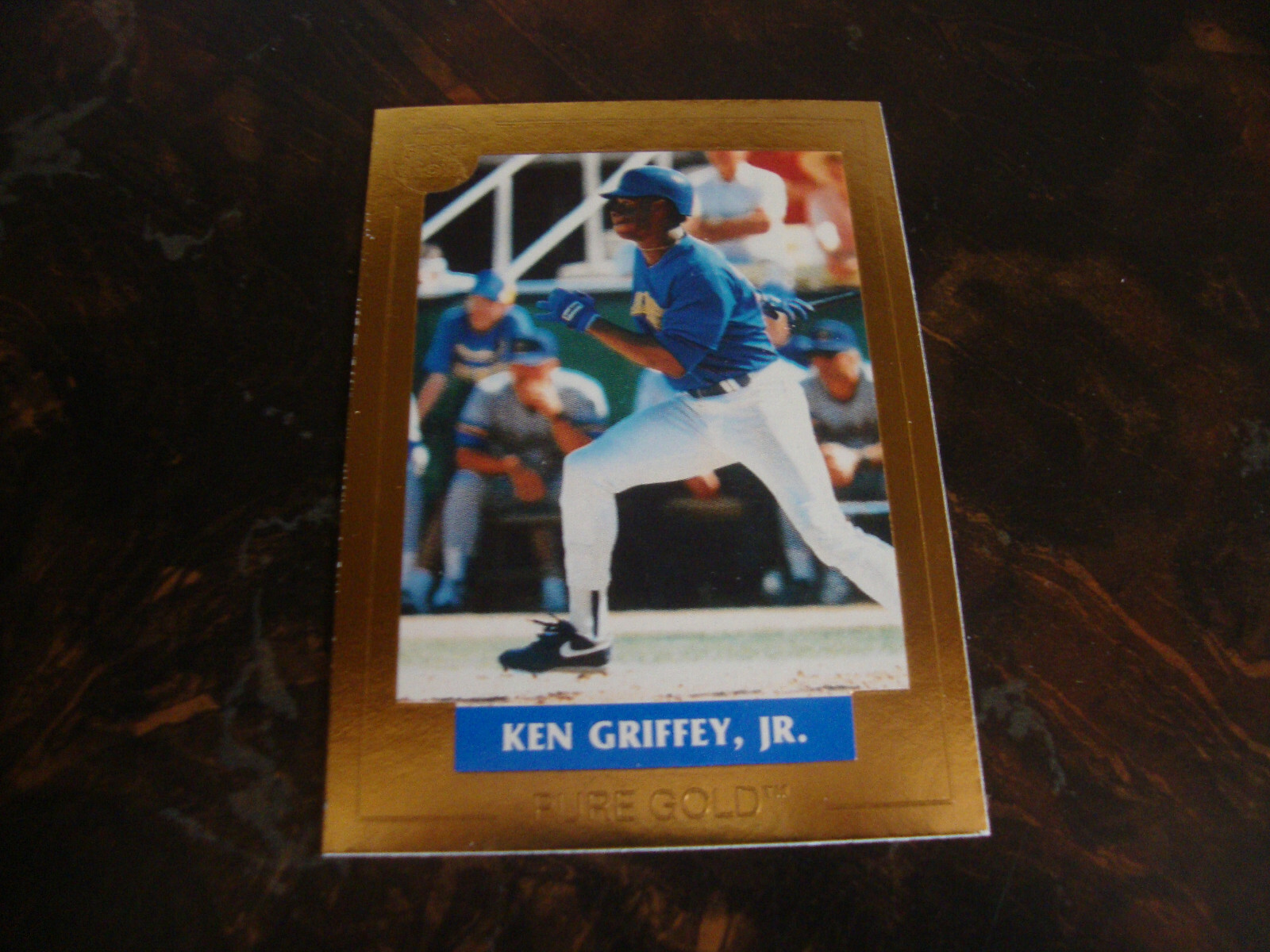 1992 Front Row Baseball---Pure Gold---#2 Ken Griffey Jr.---23kt.Gold