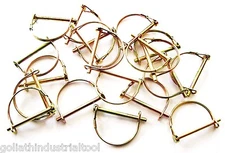 100 GOLIATH INDUSTRIAL 1/4" ROUND CANOPY PTO TRAILER HITCH PINS RCPTC14 AWNING