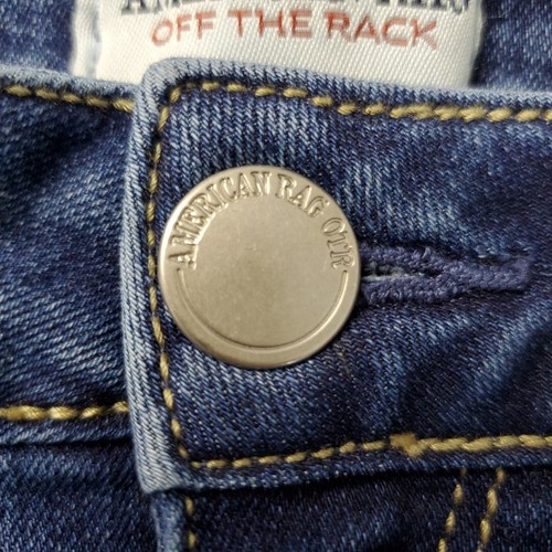 American Rag Off The Rack Womens Jeans Distressed Skinny Stretch Blue Sz 27/7 - Picture 11 of 15