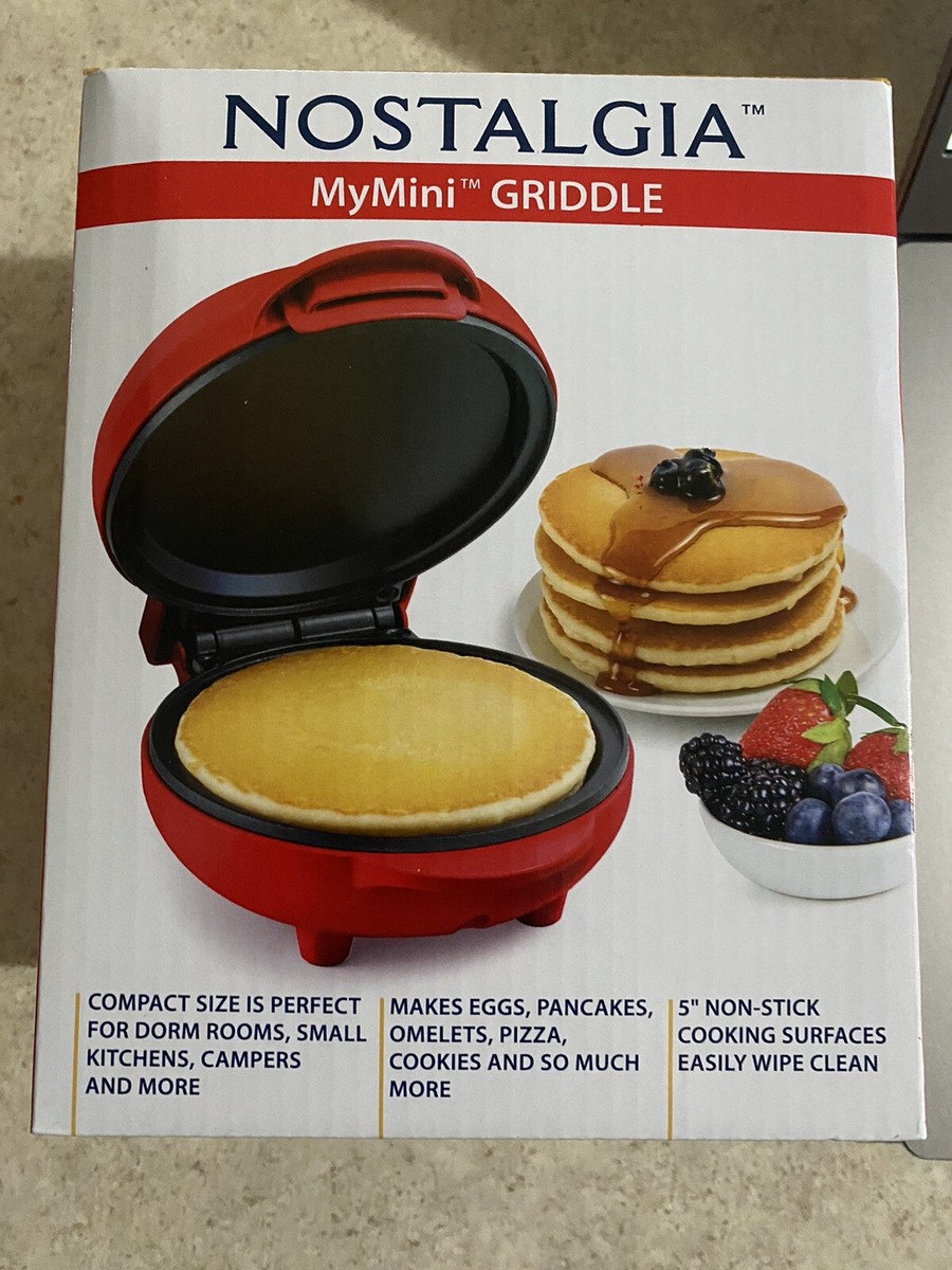 Breakfast My Mini Griddle Nostalgia MyMini Mini GRIDDLE 5