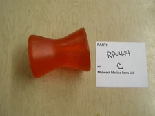 RP444 STOLTZ BOAT TRAILER BOW ROLLER STOP 4" HOLE 1/2" THE BEST NON MARKING