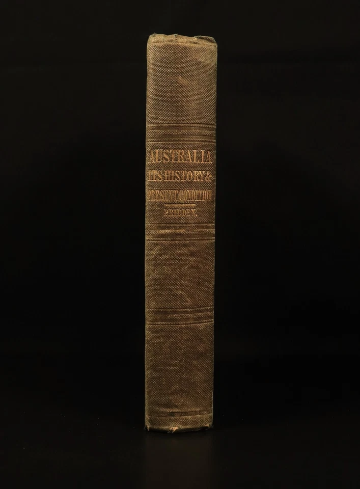 1843 Australia: History & Present Condition Antique Australian History Book - image 2 of 4