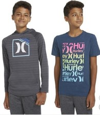 Hurley Youth Lightweight Hoodie  Tee T-Shirt - S 7/8 BRAND NEW