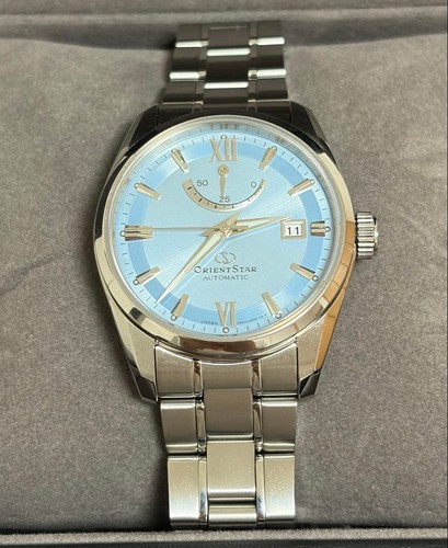 ORIENT STAR RK-AU0109L Contemporary Standard Automatic Ice Blue Men's Watch