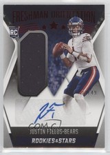 2021 Rookies & Stars Freshman Orientation Relics 27/49 Justin Fields Auto 10y3