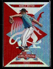 2025 Panini Crusade - Crusade Red - #75 Noble Meyer - #/25