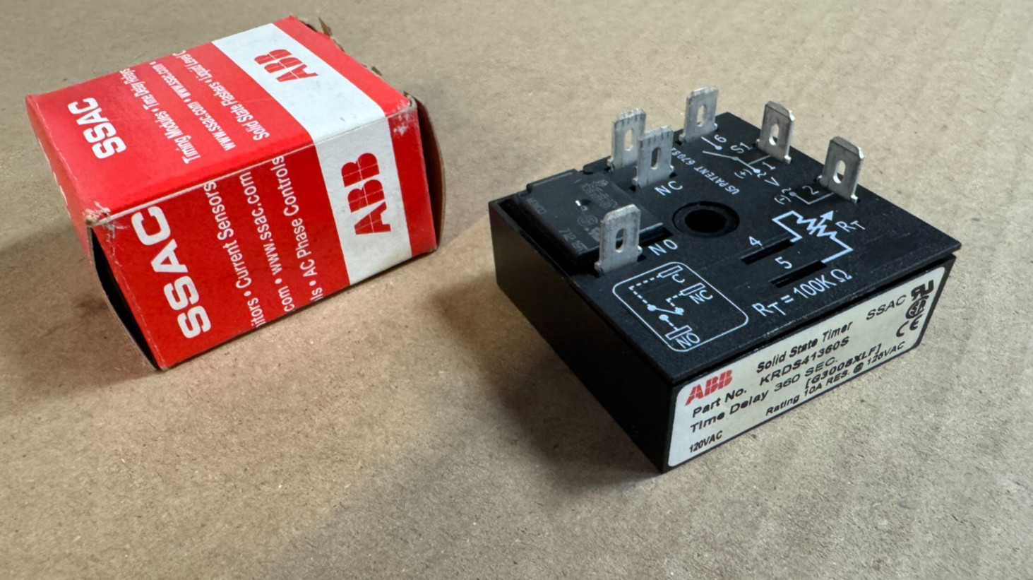 ABB / SSAC KRDS41360S Recycle Timer - Surplus