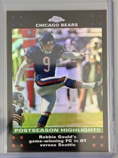 2007 Topps Chrome - Postseason Highlights Robbie Gould #TC163 Refractor
