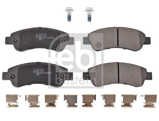 Febi Bilstein Bremsbelagsatz, Scheibenbremse 16814 FüR Fiat Peugeot CitroËN-image