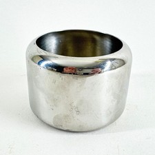 Vintage Old Hall Stainless Steel Sugar Bowl 1960s Mid Century Modern MCM 8oz