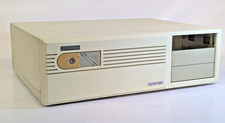 1980s 386 era horizontal computer case beige;...
