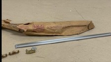 Nos 1961 Ford Falcon Deluxe Rh Lower Front Fender Molding Trim