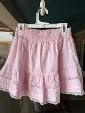 LoveShackFancy x Target Girls Clara Alouette Rose Skirt Pink L 12 NWT Sold Out