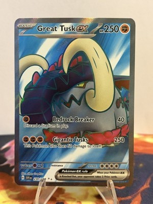 Great Tusk ex 230/198 SV01: Scarlet & Violet Base Set Holo
