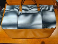 Strandtasche Tragetasche Einkaufstasche Shopper Bag XXL Beutel Maritim gestreift