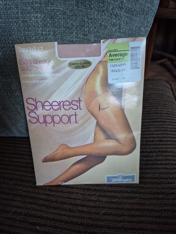 Worthington Pantyhose Size Average Pale Coral