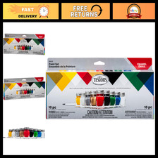 Multi-Surface Enamel Paint Set - 9 Bottles, I...