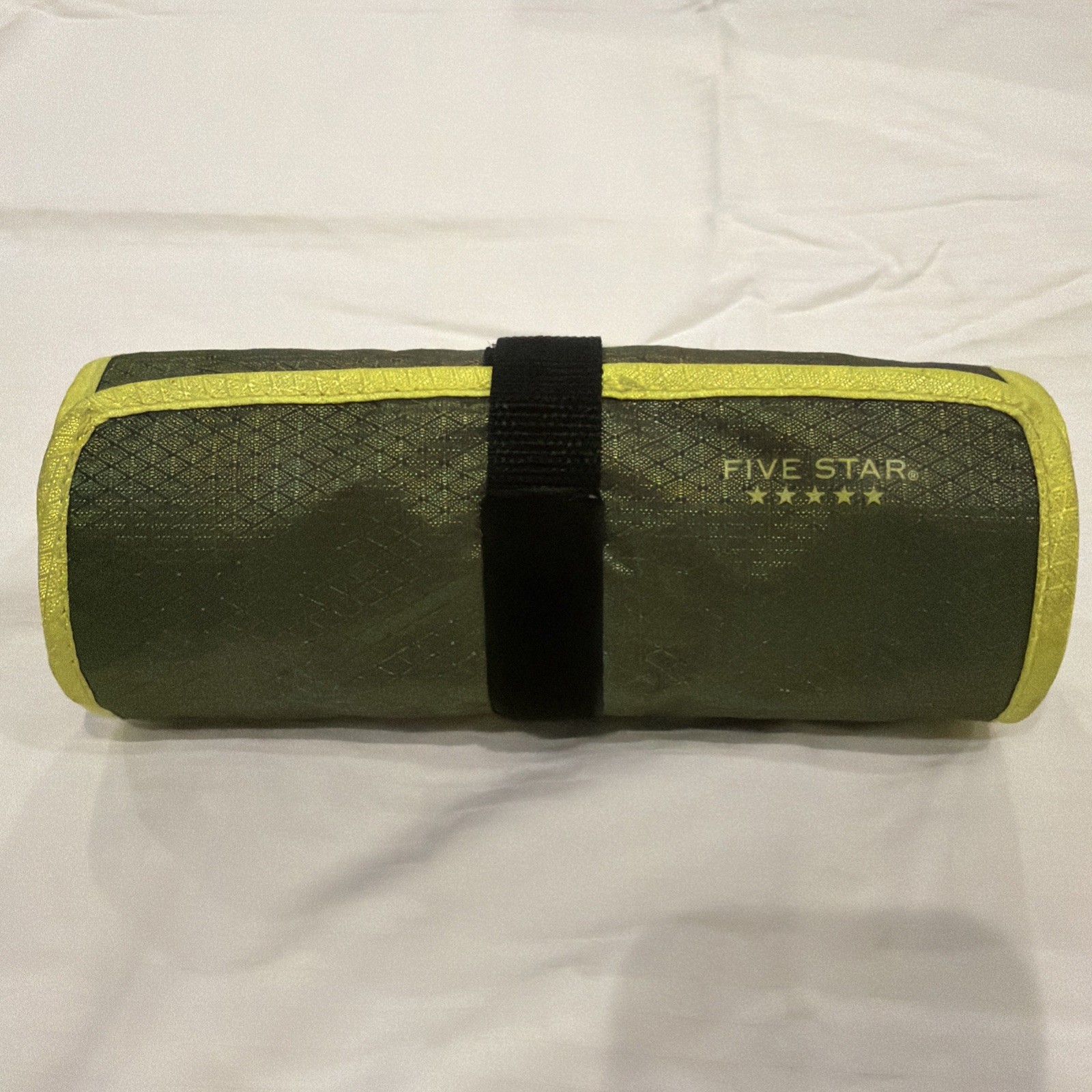 Case Roll Up Pouch 2 Zipper Compartments Olive&lime New