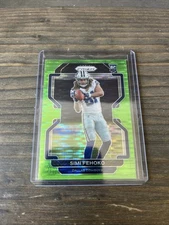 2021 Panini Prizm - Rookie Simi Fehoko #371 Neon Green Pulsar Prizm (RC)