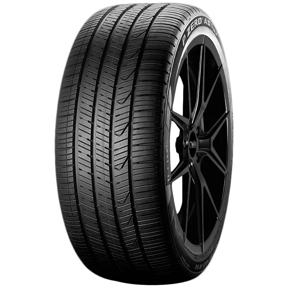 (QTY 2) 225/45R18 Pirelli P-Zero All Season Plus 3 95Y XL Black Wall Tires - Image 2 of 4