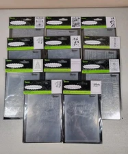 Lot of 11 Darice Embossing Folders - Thank You, Christmas, Easter, Birthday