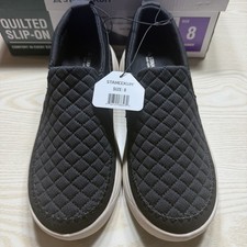 Women s Staheekum Quilted Slip On Shoes Size 8 Black Comfort Slip In New